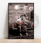 Elvis Presley & Marilyn Monroe Wall Art | Vintage Diner Retro Print - Print